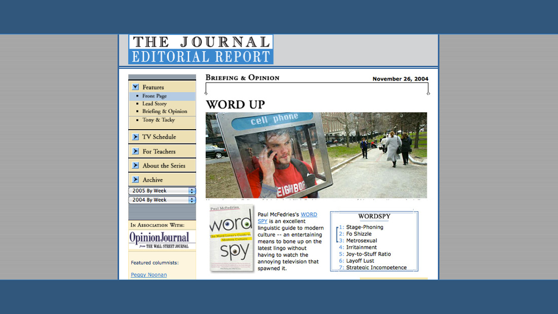 Journal Editorial Report